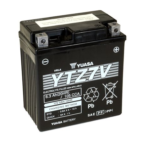 Yamaha RayZR Euro5 125 2024-2024 Bateria YUASA Precargadas sin Mant. Yamaha RayZR Euro5 125 2024-2024 Bateria YUASA Precargadas sin Mant.